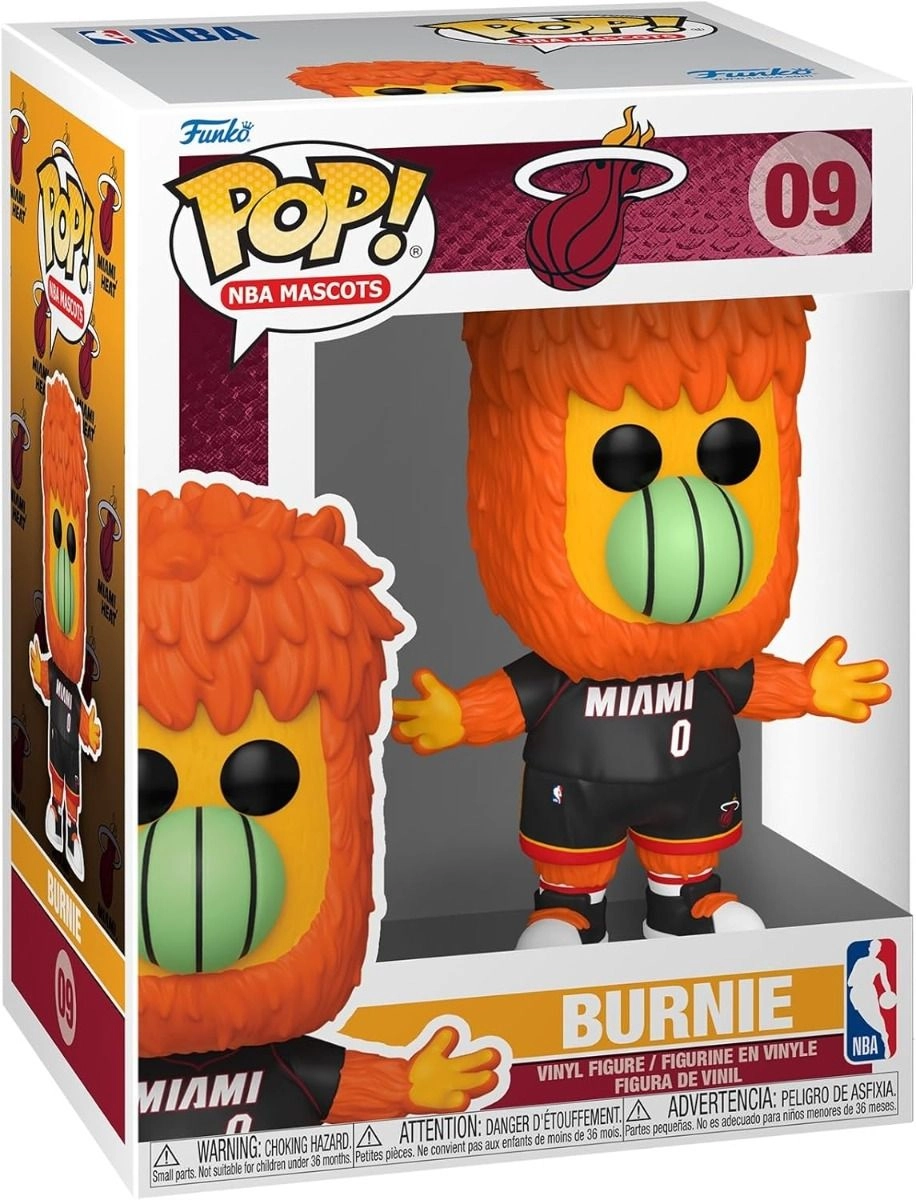Miami Burnie - NBA Mascots - Pop! Basketball