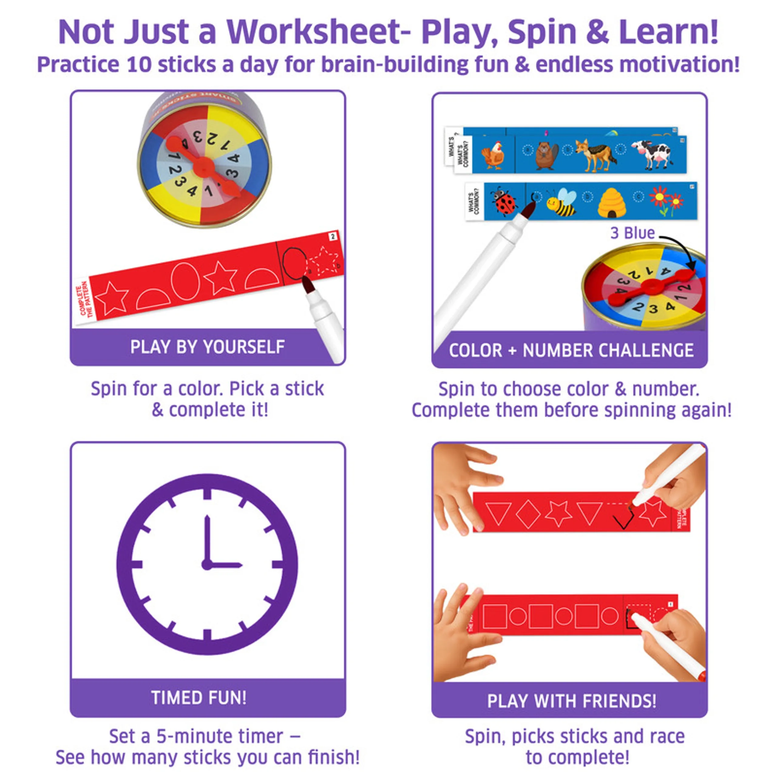 Smart Sticks Jr - 3 to 5 years
