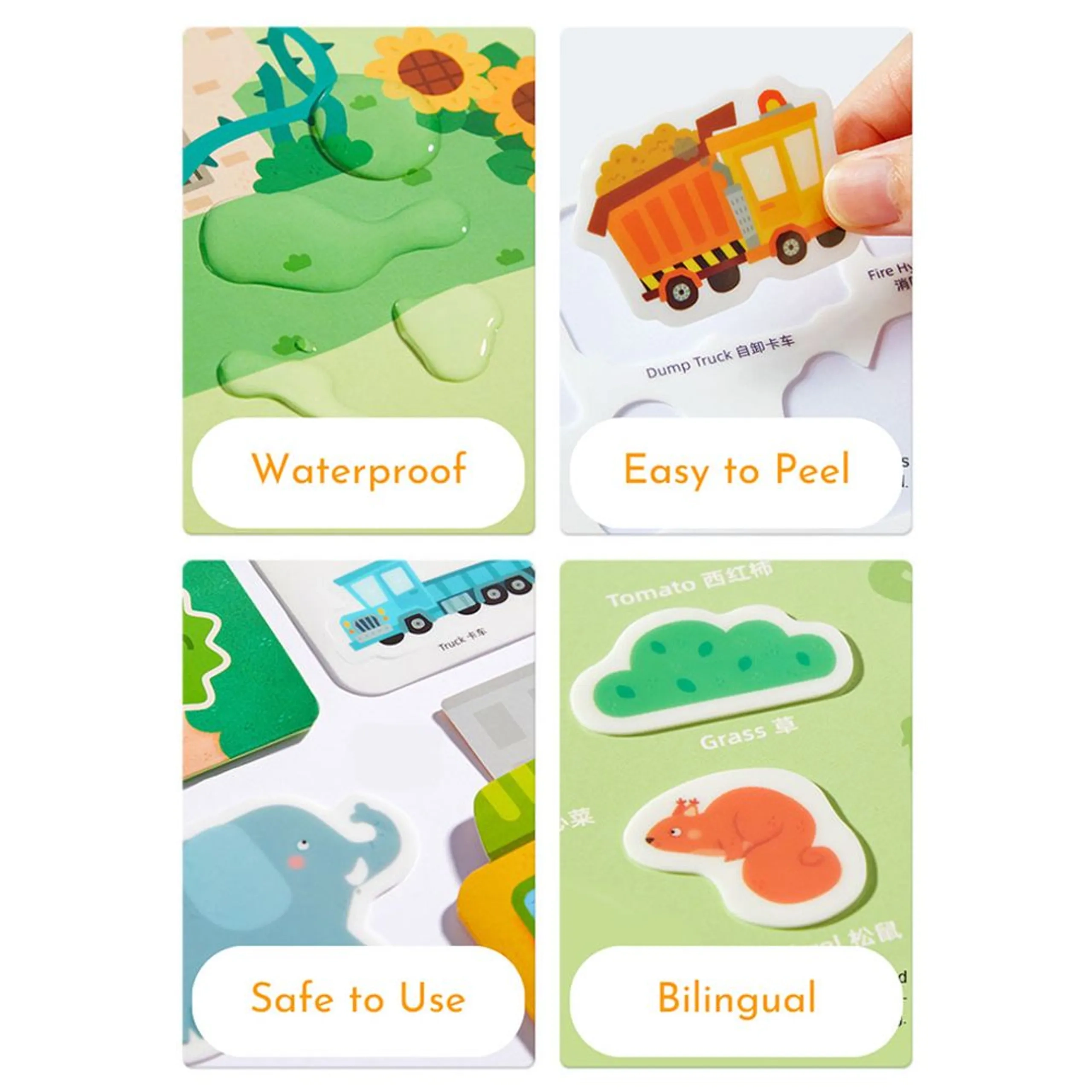 Animal Town Reusable Sticker Pad
