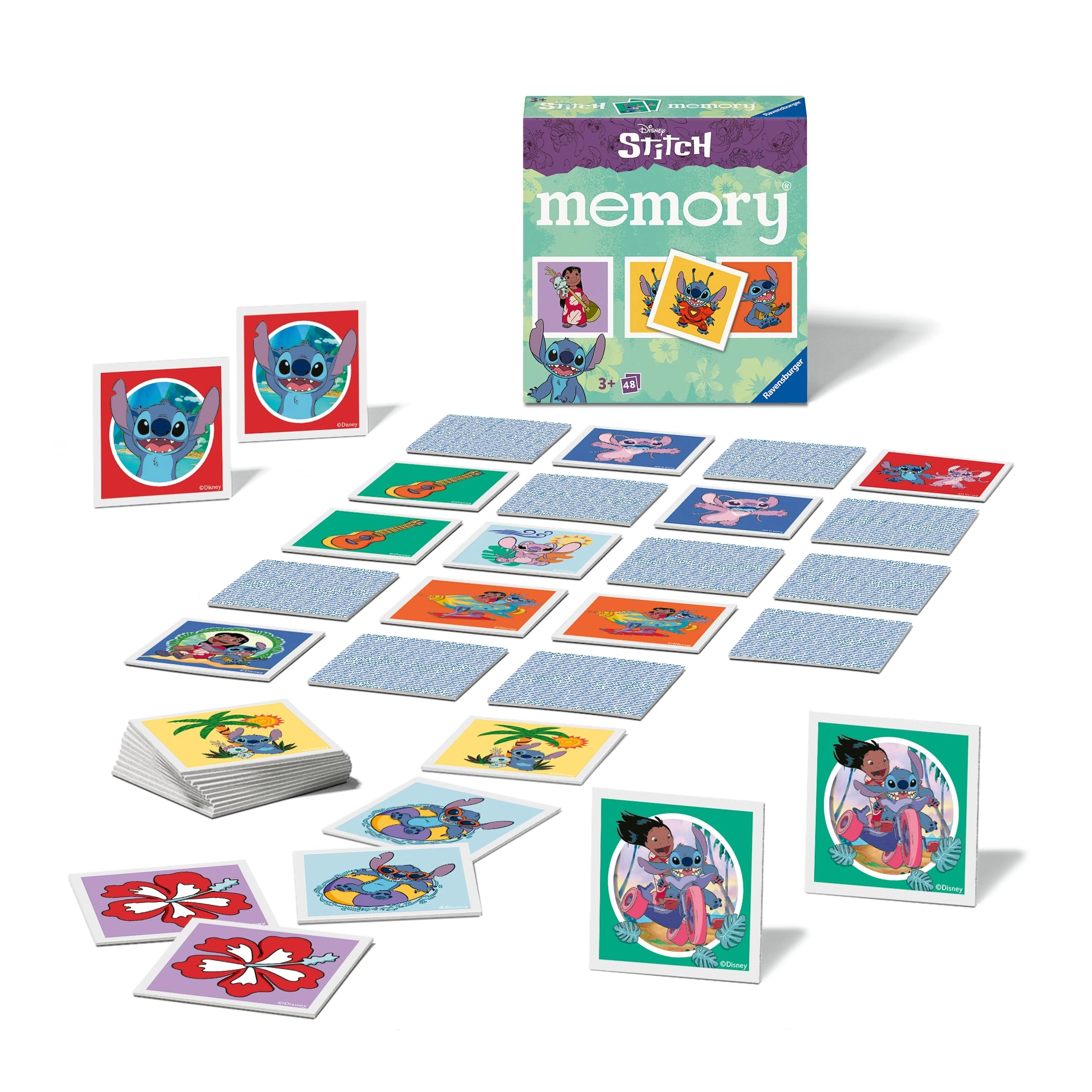 Ravensburger AG, Robert-Bosch-Str. 1, 88214 Ravensburg, Germany, www.ravensburger.de, info@ravensburger.de Stitch Puzzle (24696) - 48 pcs