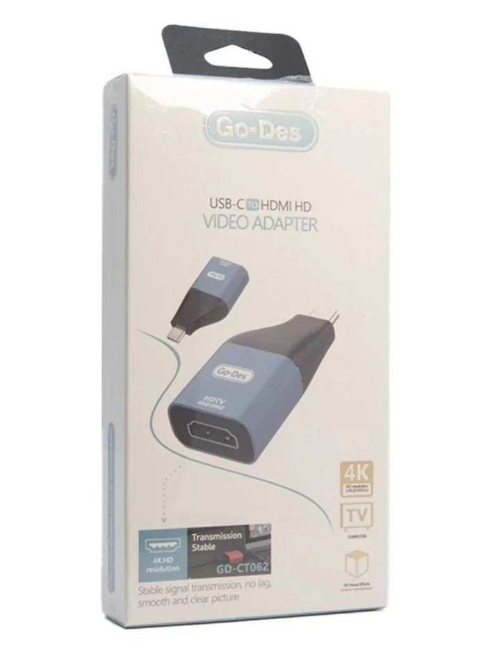 USB-C to HDMI HD Video Adapter - GD-CT062
