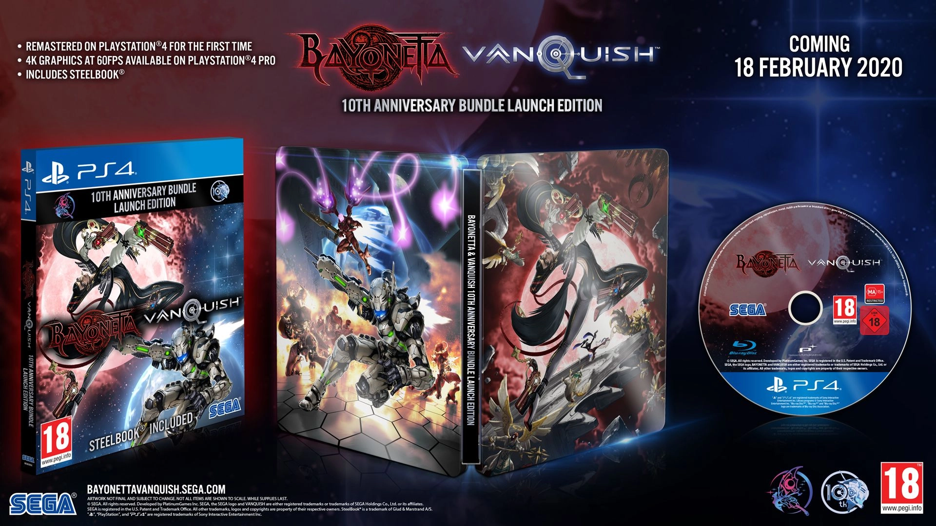Bayonetta & Vanquish 10th Anniversary Edition - PlayStation 4