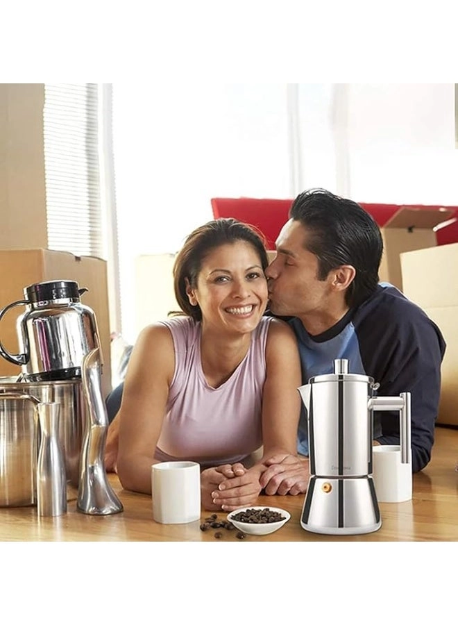 Moka Pot - Stovetop Induction 6Cup