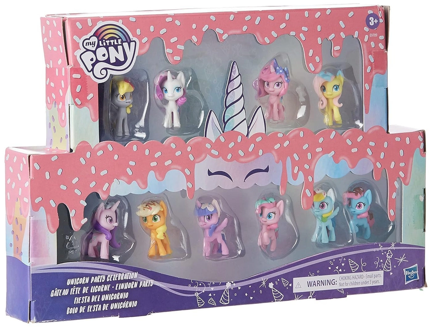 My Little Pony Unicorn Party Celebration Mini Figure - 10 pcs