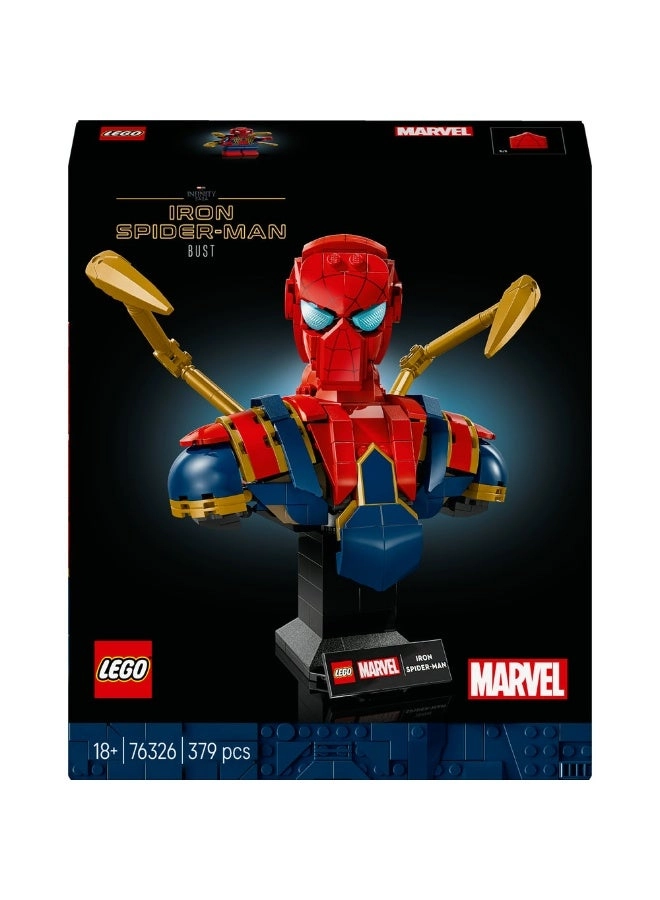 Marvel Iron Spider-Man Bust (76326) - Display Model includes Minifigure