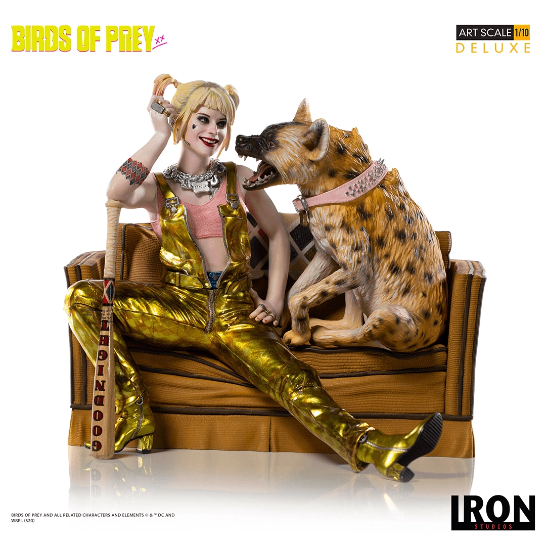 Harley Quinn & Bruce Deluxe Art Scale 1/10 - Birds of Prey Limited Edition Hand Painted Polystone
