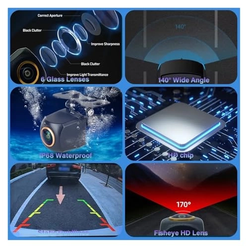 Reversing Camera - Night vision 1280x720P