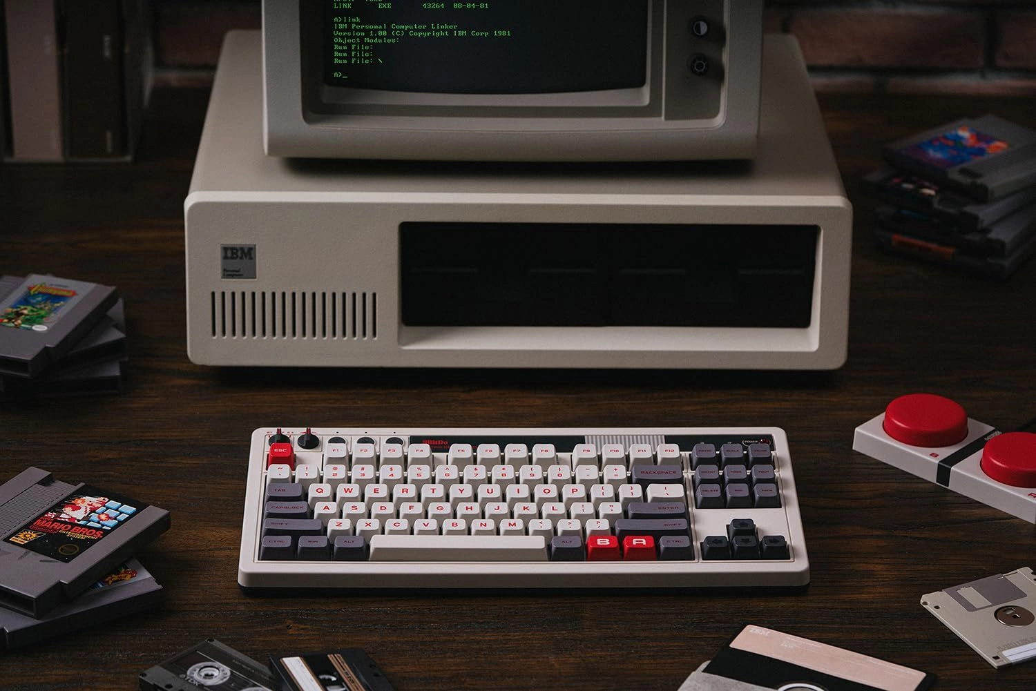 Retro Mechanical Keyboard - Wired/Wireless