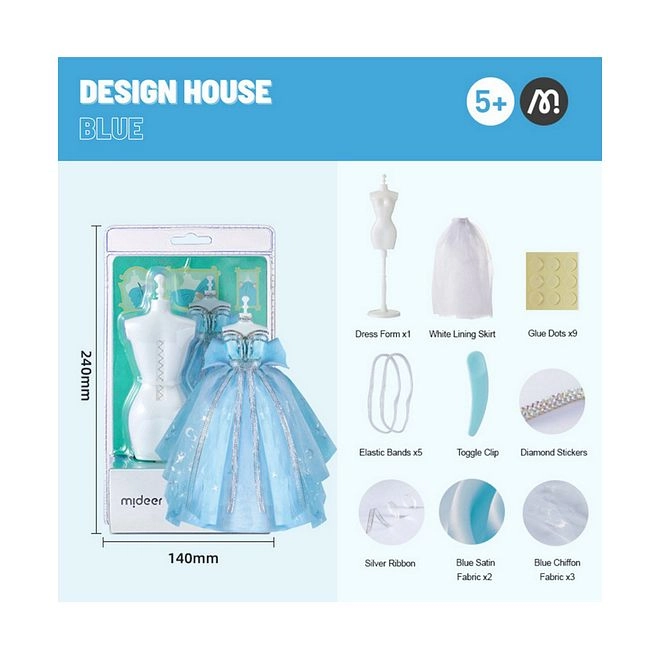 Design House Mini DIY Fashion Kit - 5+ years 24 pcs