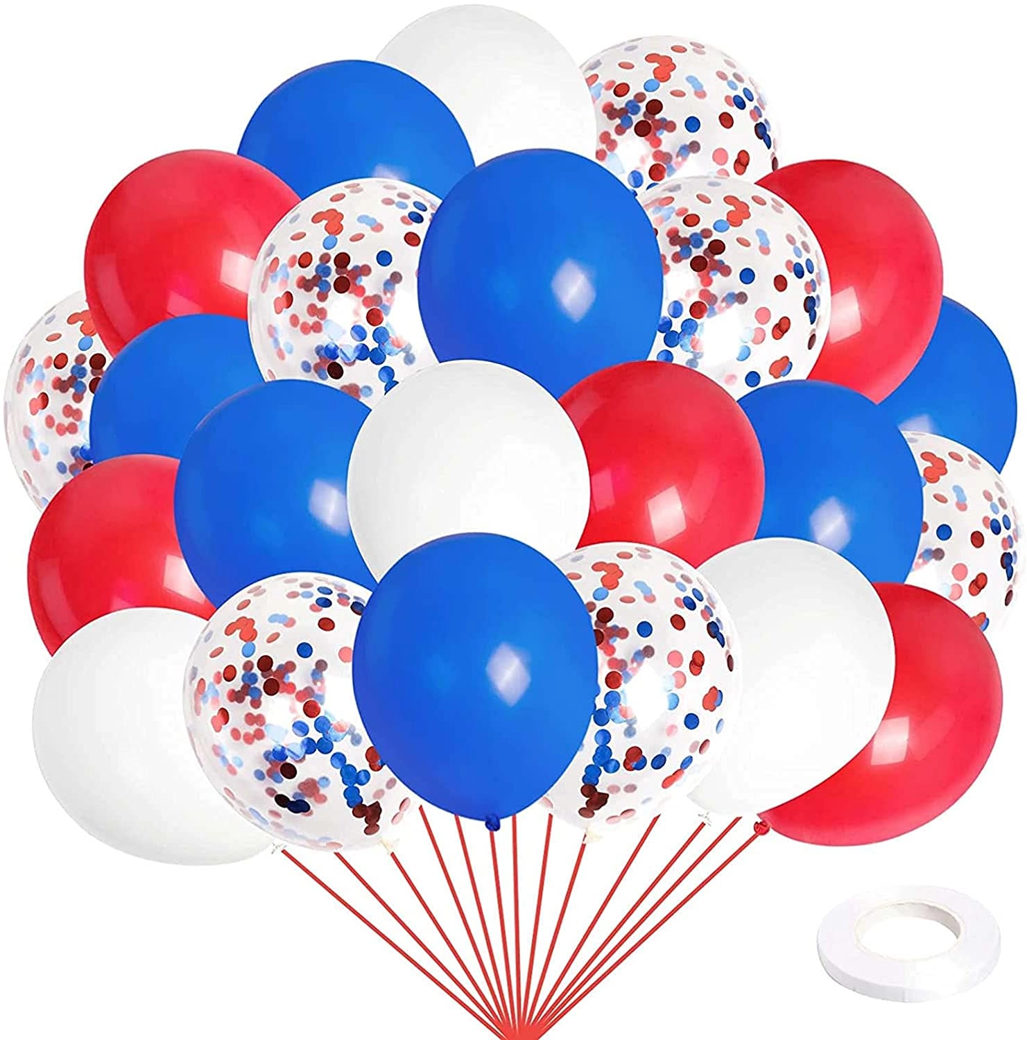 24-Pieces Latex Confetti Balloons - Father's Day