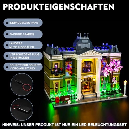 LED Light Set for LEGO 10326 Natural History Museum - Copper conductor