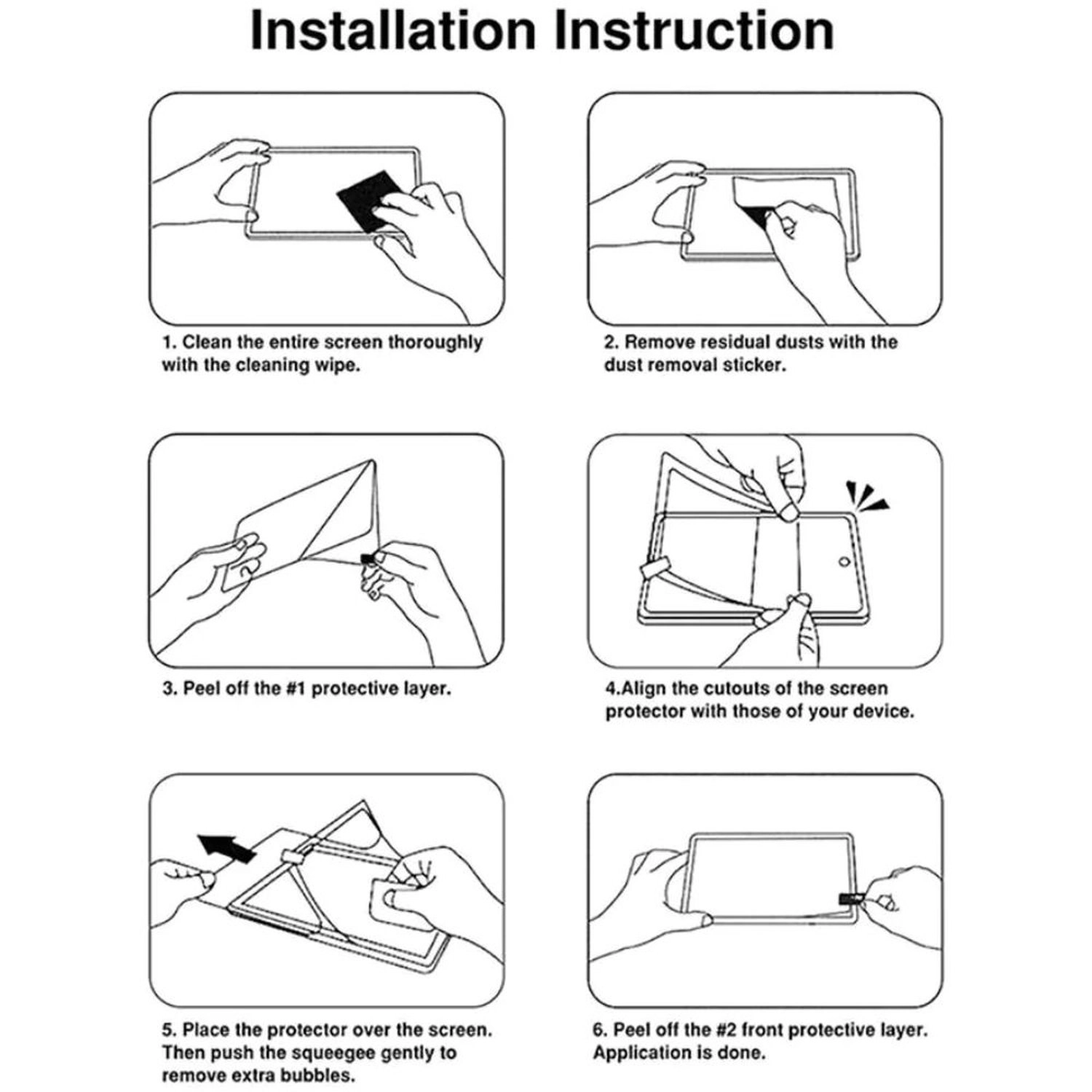 Full Coverage Screen Protector for iPad Air 4