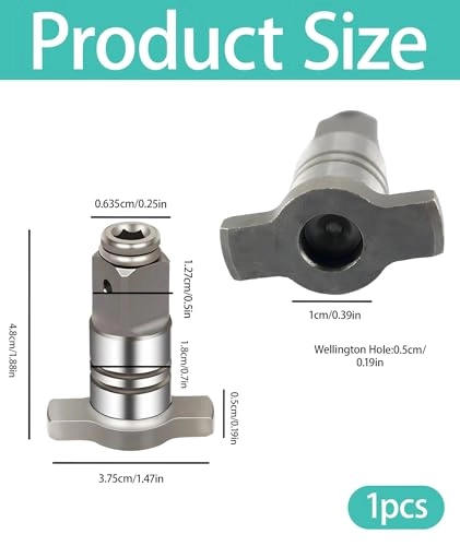 Impact Wrench Cordless - Alloy Steel Dual-Use Shaft Black