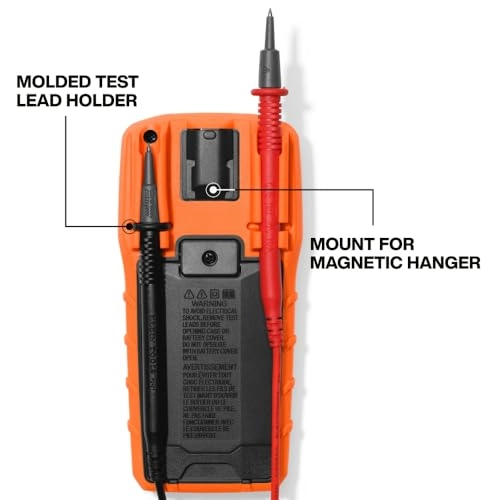 80196 Digital Multimeter Kit - Manual-ranging 600V AC/DC