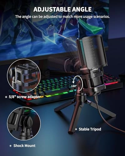 M02233 USB+3.5mm-Mini-Jack Microphone