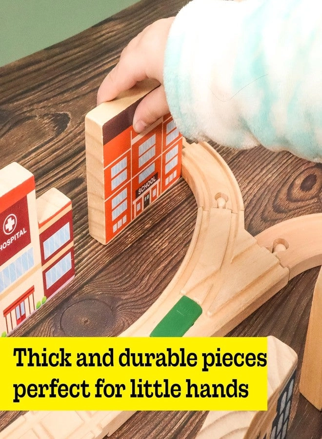 Wooden City Play Set - 20pcs