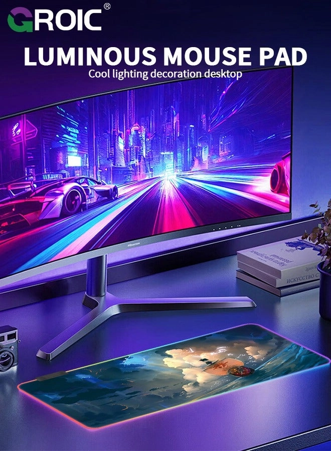 RGB Gaming Mouse Pad - 32.4x9.2 cm