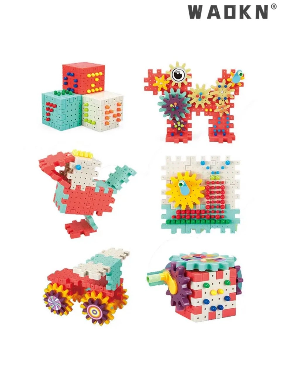 Waffle Blocks - 35 pcs