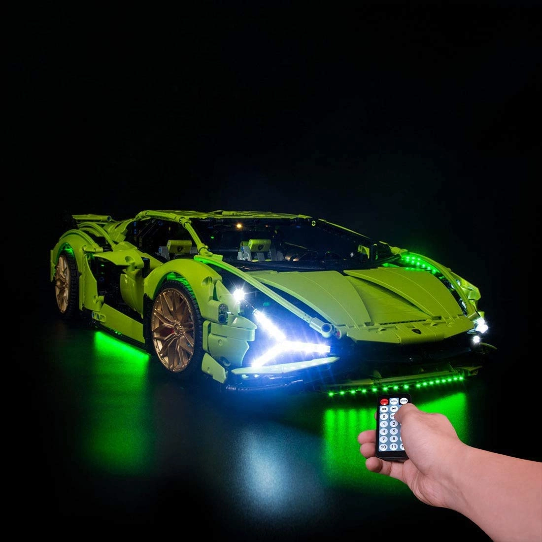 T-Club LED Light Kit for LEGO Technic Lamborghini Sián FKP 37 42115