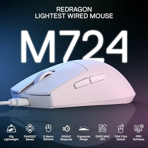 M724 Gaming Mouse - Wired
