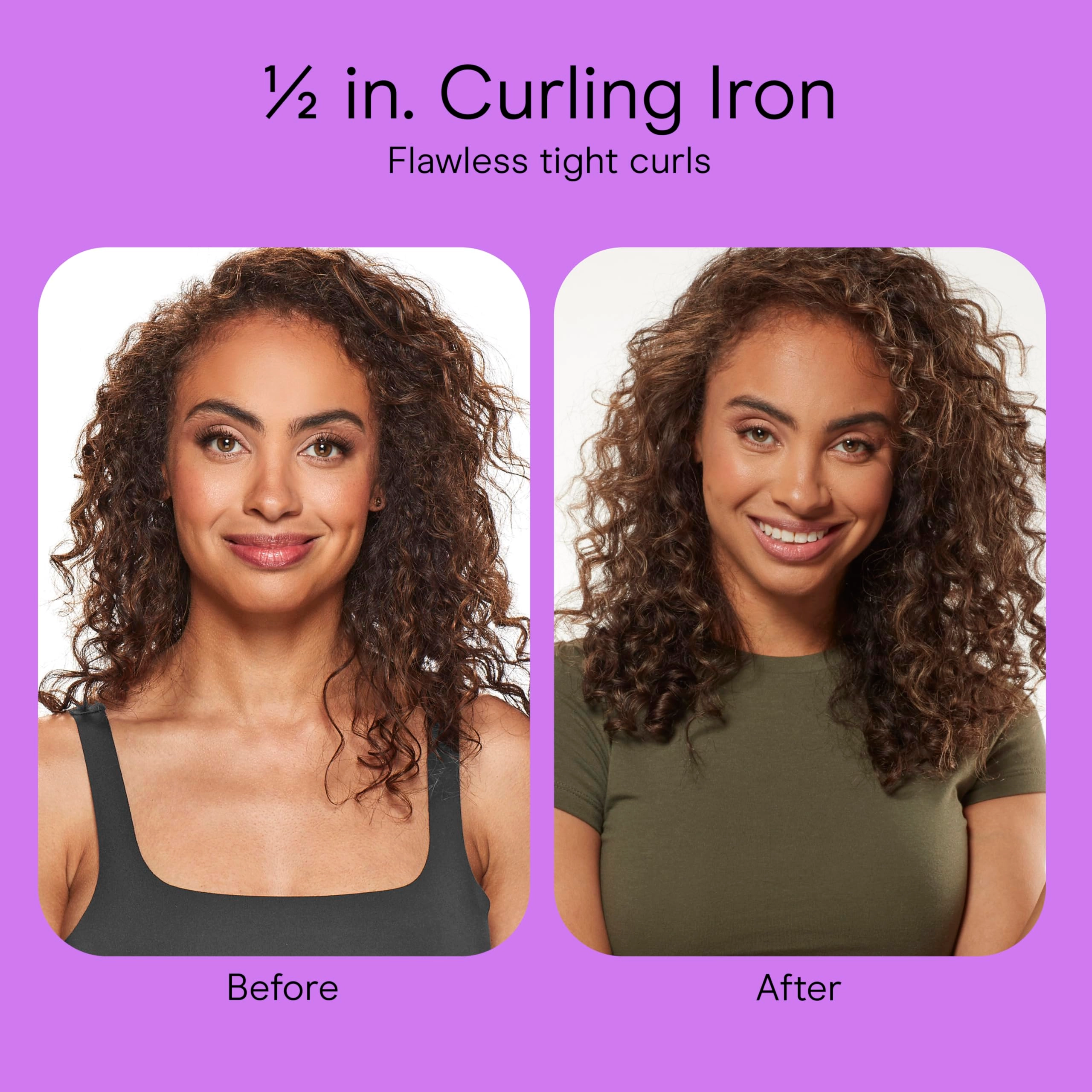 Double Ceramic Curling Iron - .5 Inch