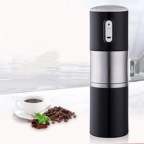 Portable Electric Grinding Coffee Machine - Stainless Steel USB Charge White