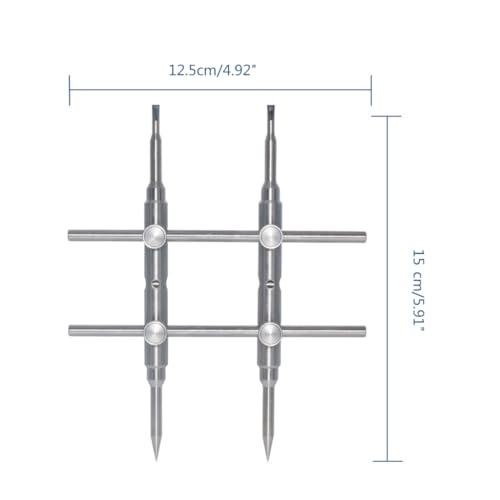 Lens Spanner Wrench - Stainless Steel double pointed flat tips