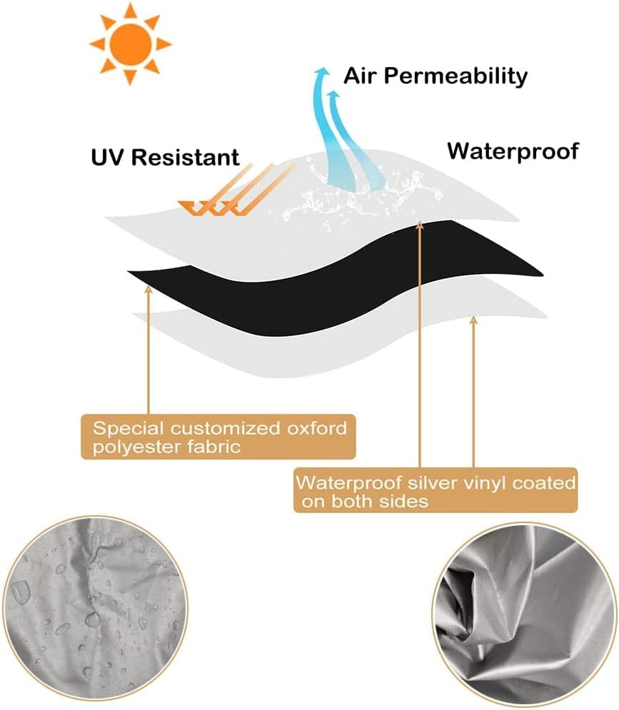 Washer and Dryer Cover - 2 Pack Silver Waterproof