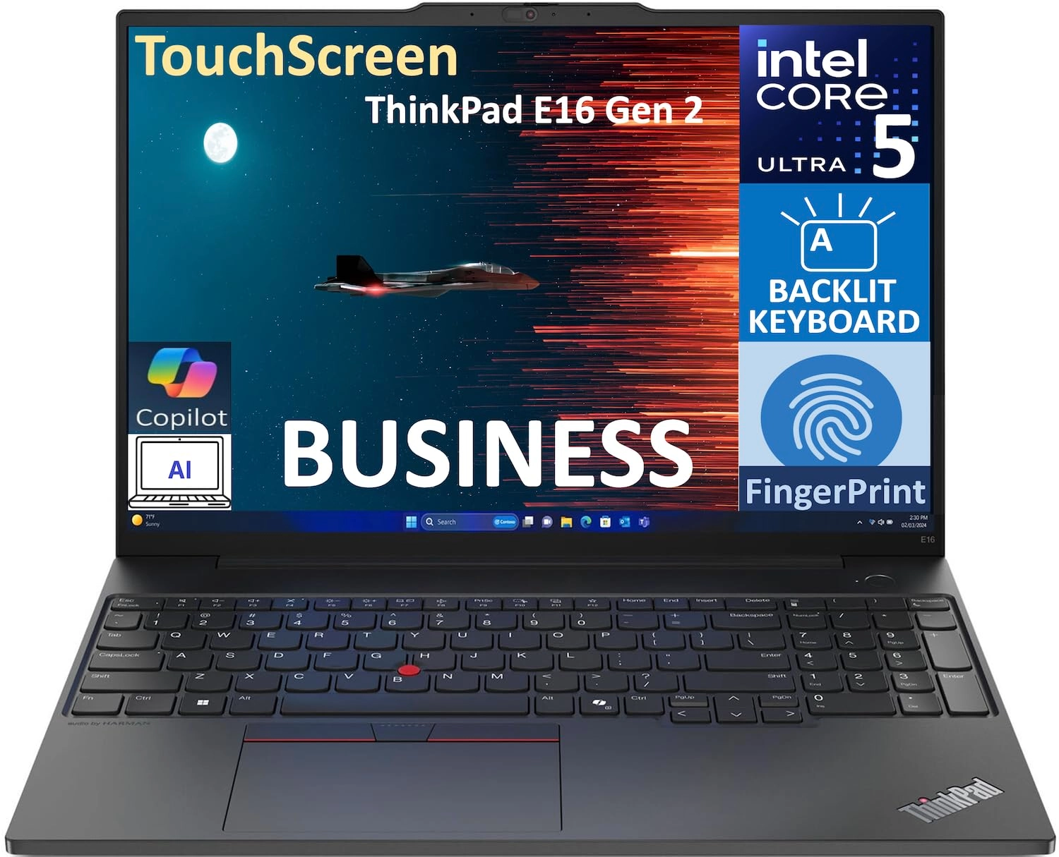 ME2 MichaelElectronics2 ThinkPad E16 Gen 2 - 16'' Ultra 5-125U 32GB DDR5 512GB SSD