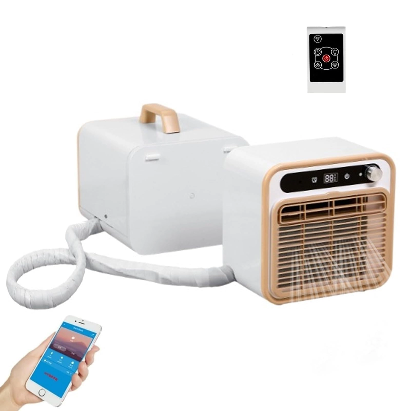 Generic Portable Split Air Conditioner - Wi-fi 1500W
