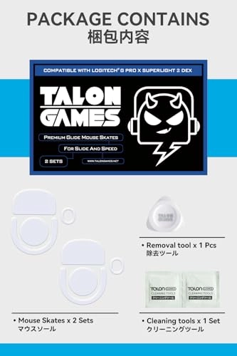 Rounded Curved Edges Mouse Feet - Bluetooth