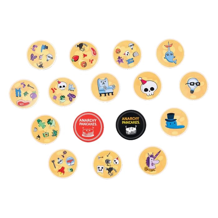 Dobble Anarchy Pancake - Card Game Multilingual