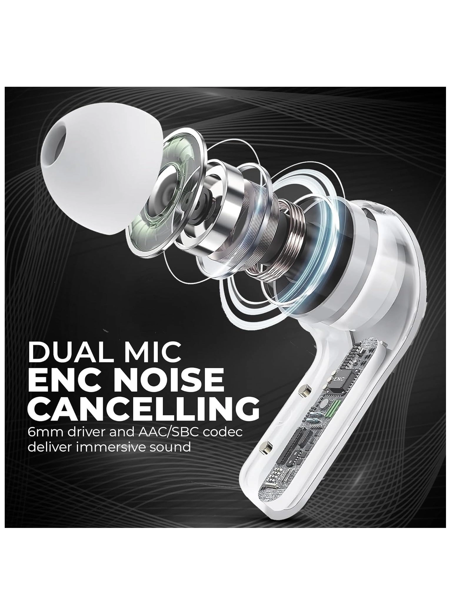 5.3 Wireless Bluetooth Transparent Earbuds