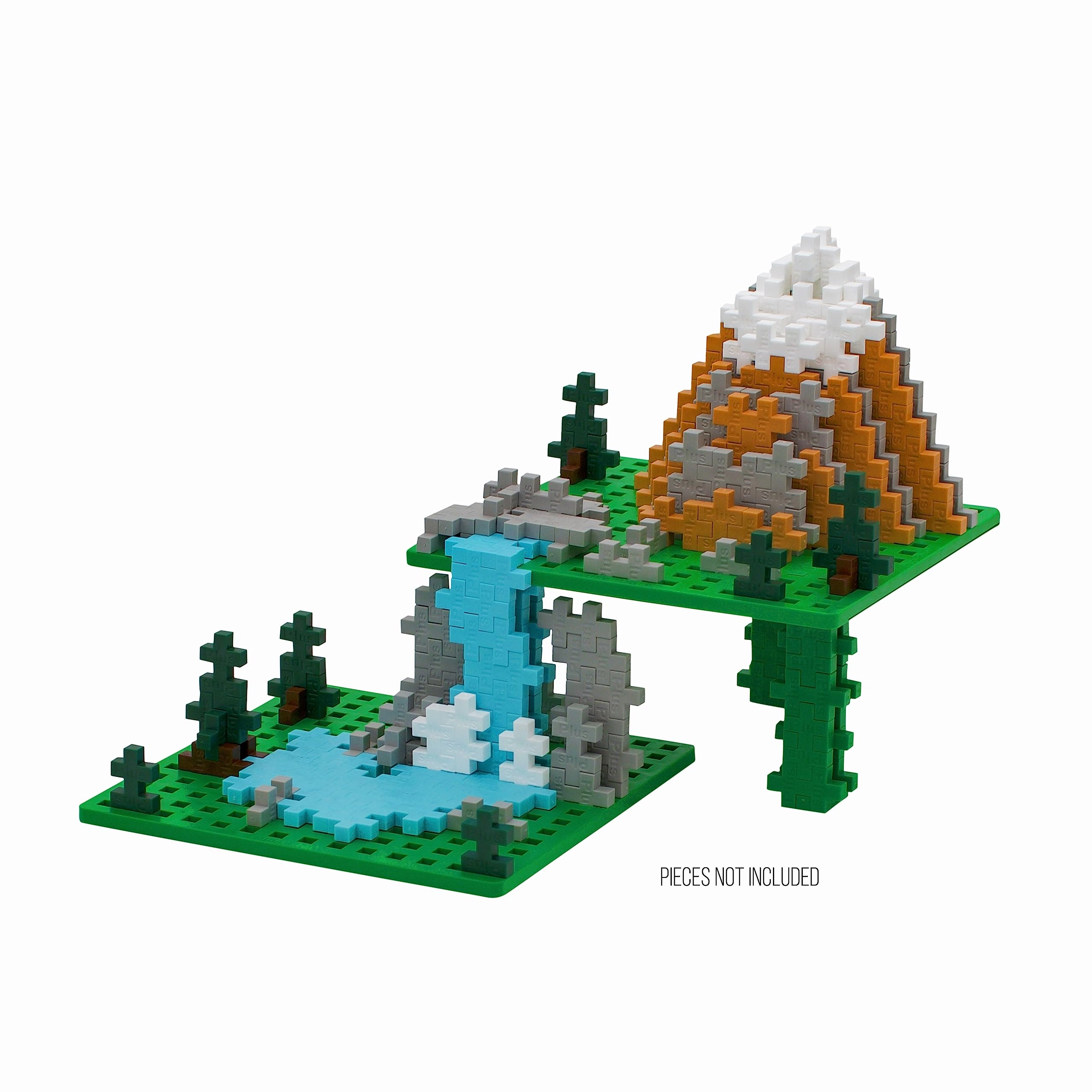 Green Baseplate Duo - Plastic Building Block 1