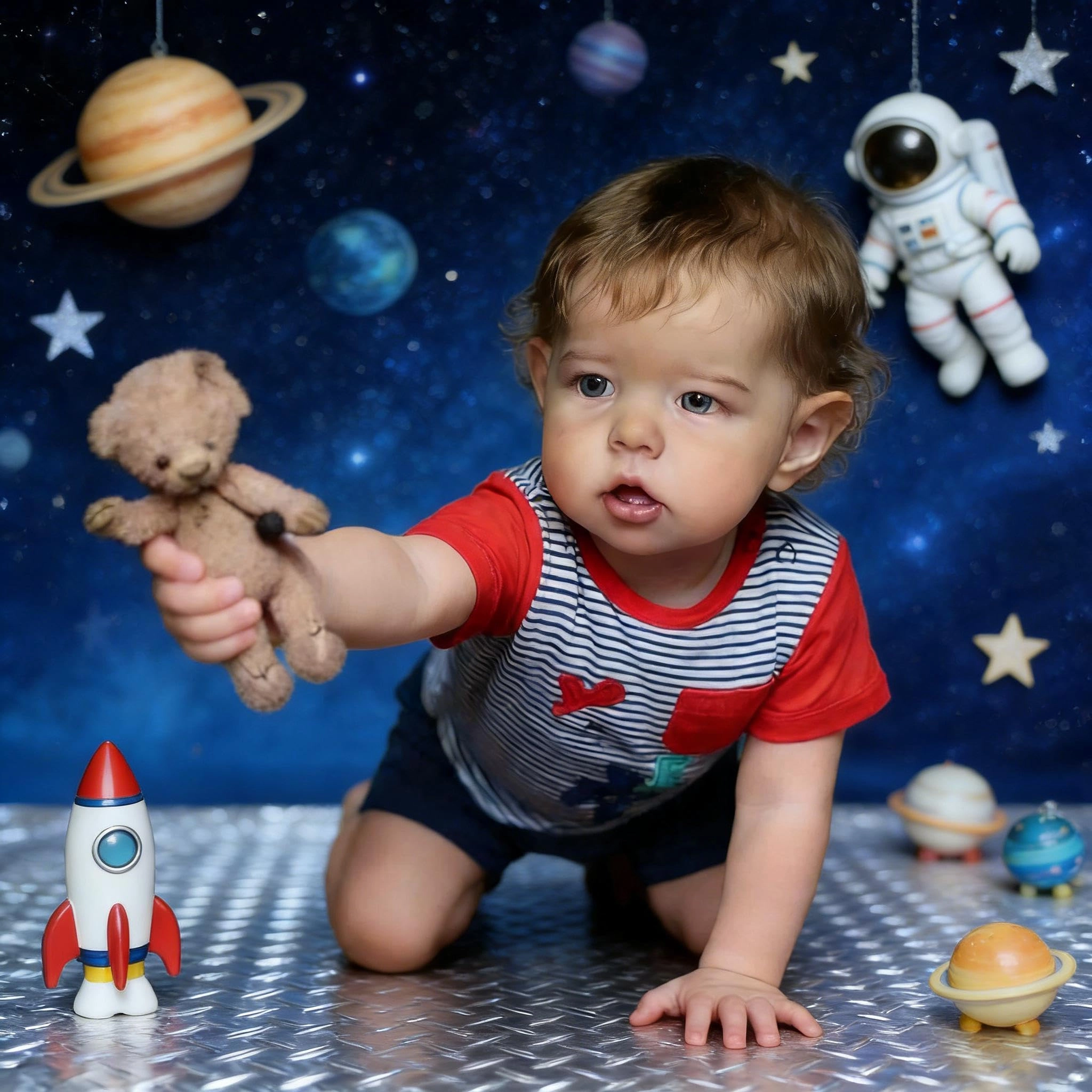 RXDOLL Reborn Baby Doll - 20 Inch Vinyl Boy Ages 3+