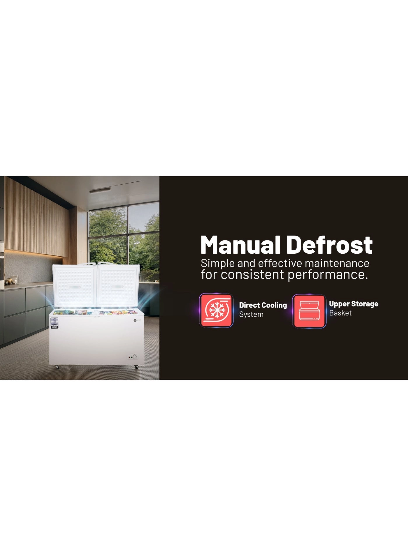 AF-4500CFWT - Direct Cooling Manual Defrost