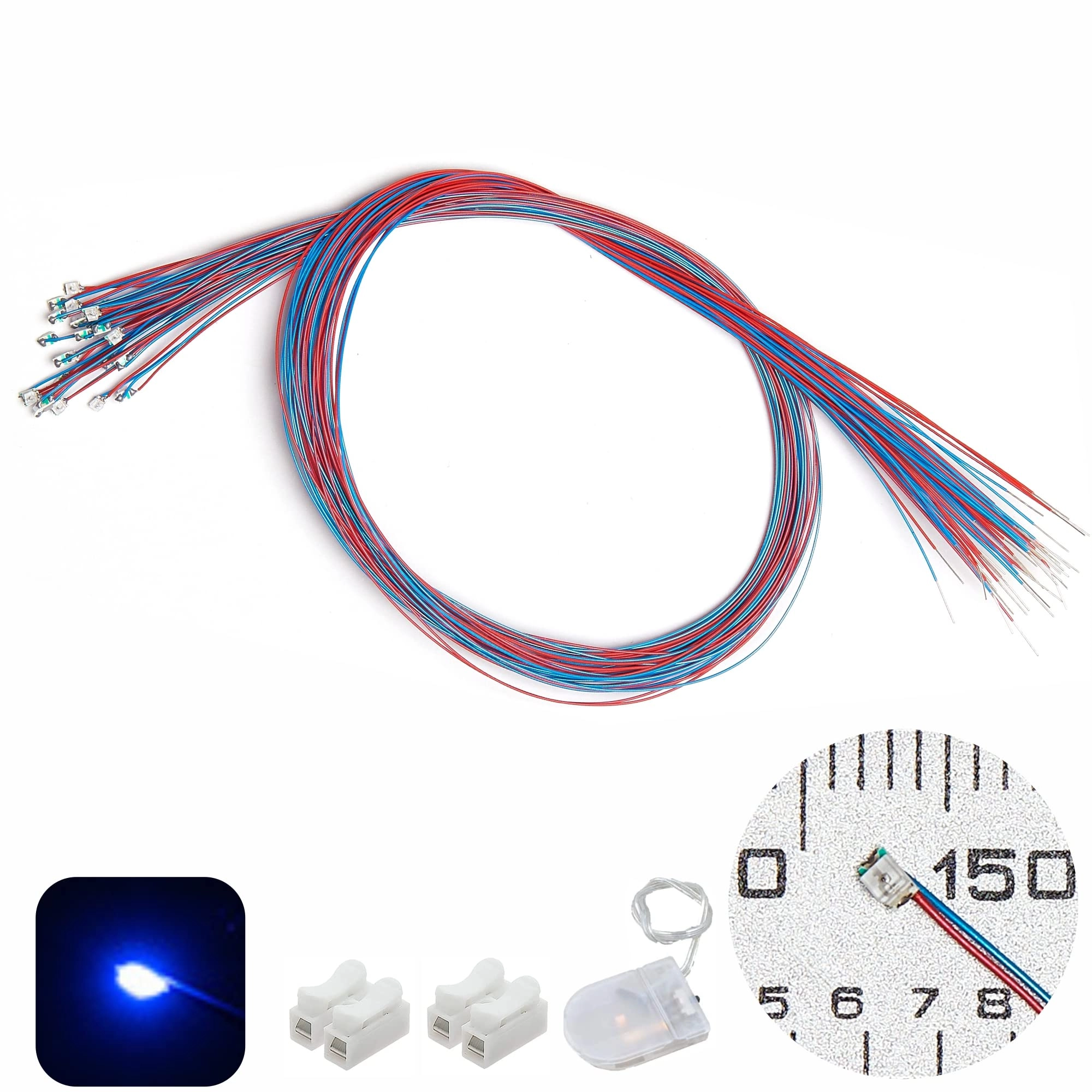 ZZHOB 0805 SMD LED - 25 Count Blue
