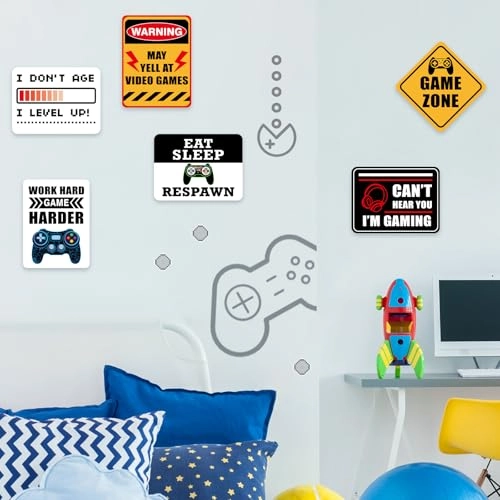 WR-Game Signs-C001-US - 9 piece(s) Video Game