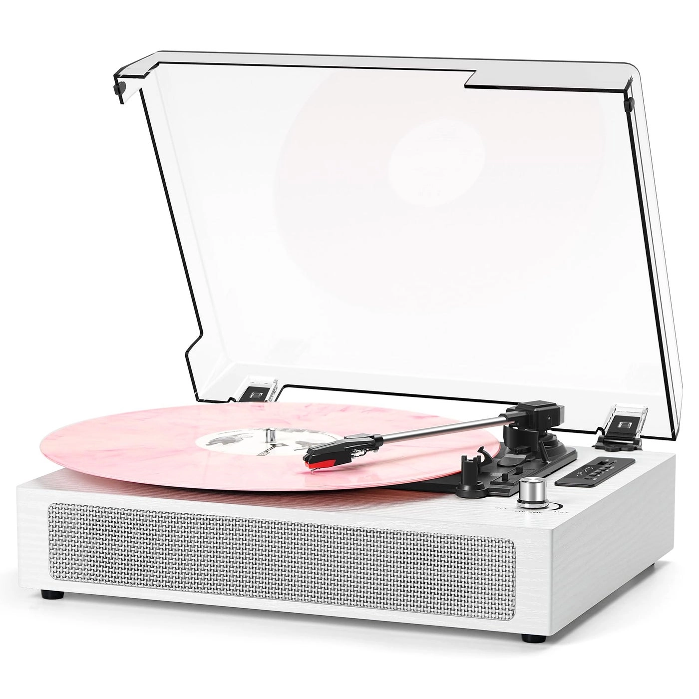 Vintage Record Player - 3-Speed Belt-Drive Bluetooth