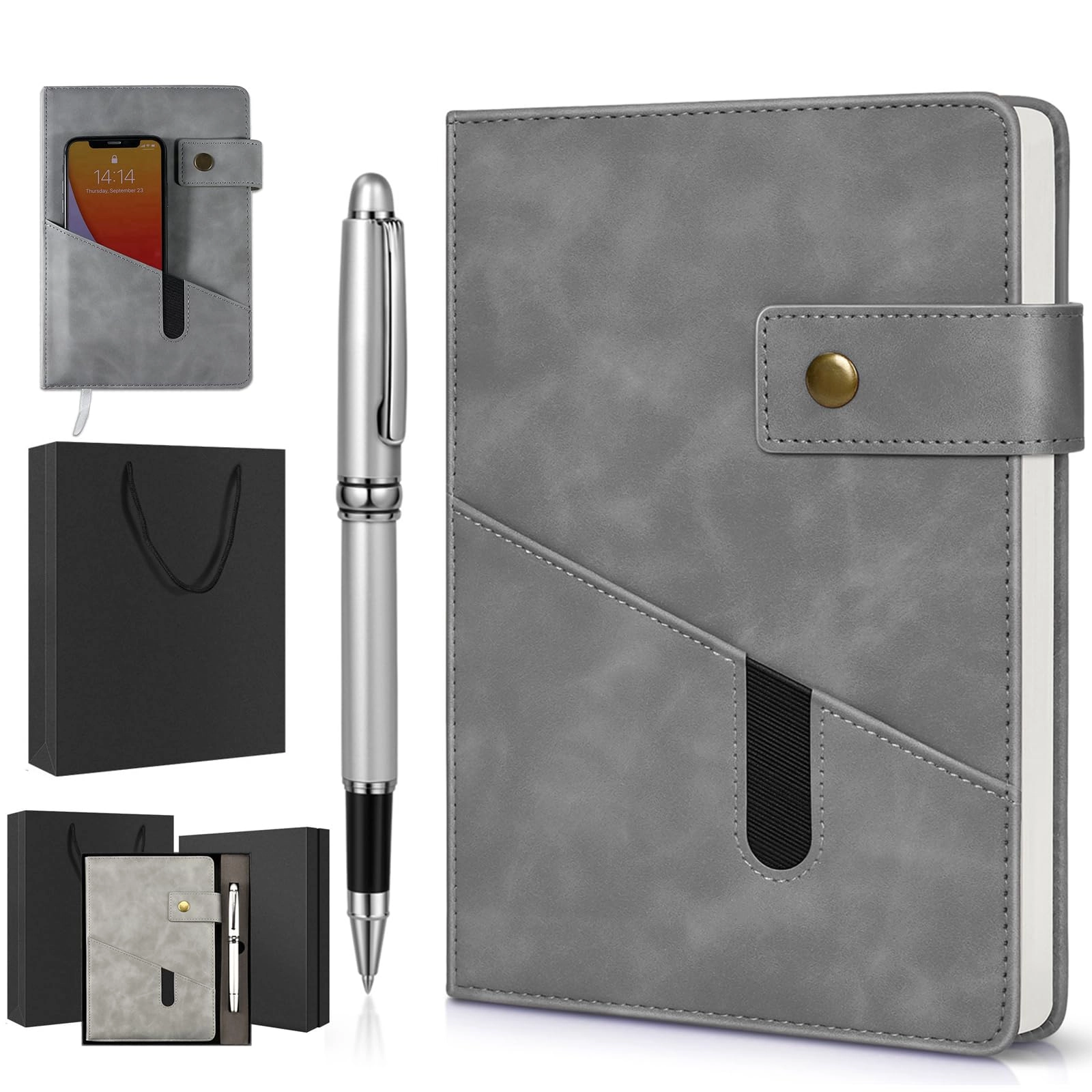 Lined Leather Journal - A5 200 Pages