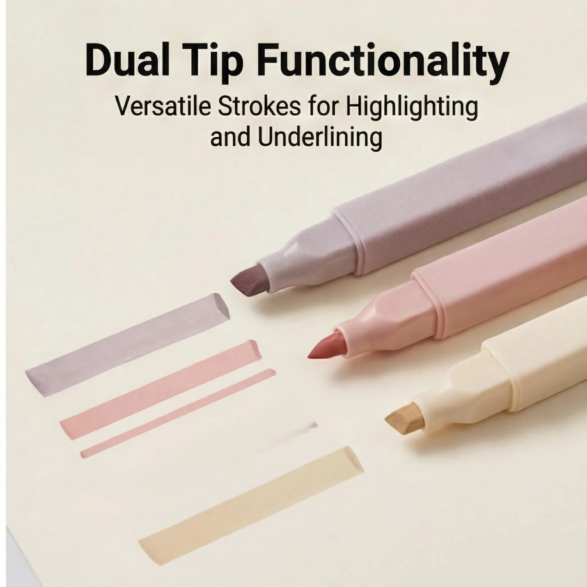 Aesthetic Cute Highlighters - Multicolor Chisel