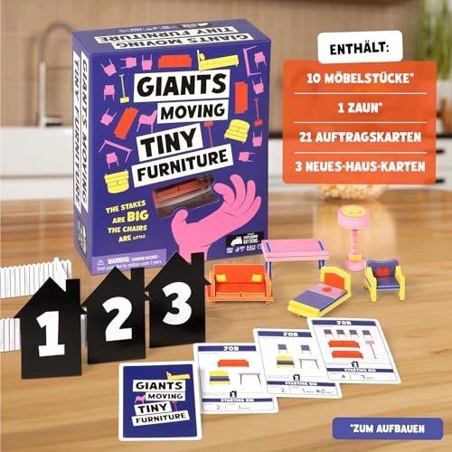 Giant Clear Mini Furniture - German 7 years and up