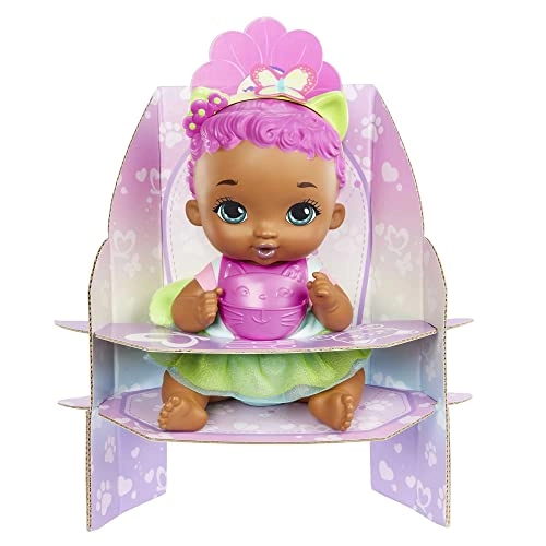 My Garden Baby Feed & Change Baby Kitten Doll - 12-in pink hair Ages 3+