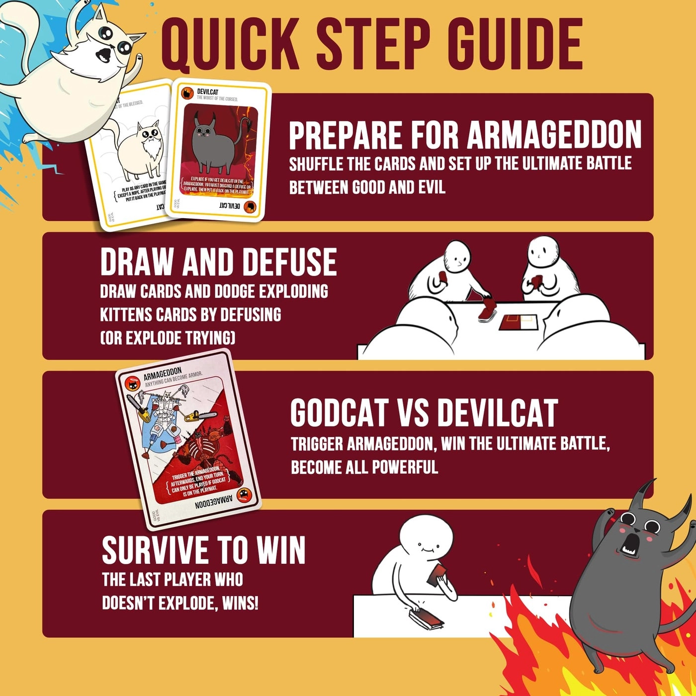 Exploding Kittens: Good vs. Evil - Card Game