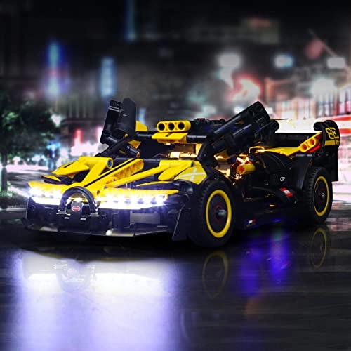 LED Light for LEGO Technic Bugatti Bolide 42151 - Acrylonitrile Butadiene Styrene 1 5V