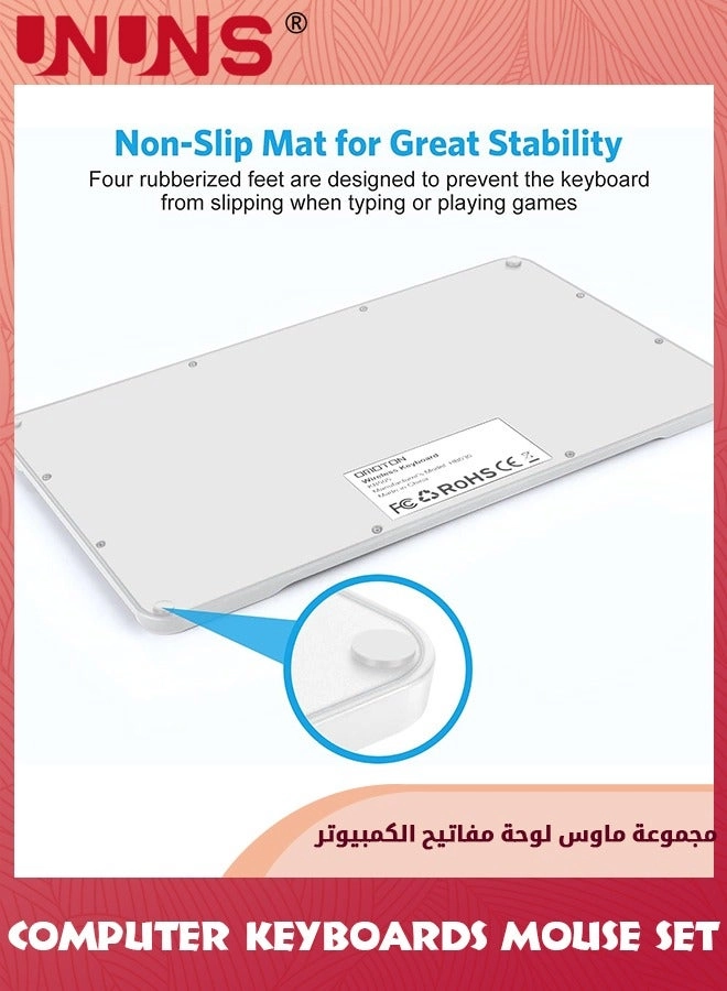 Bluetooth Keyboard and Mouse - Wireless