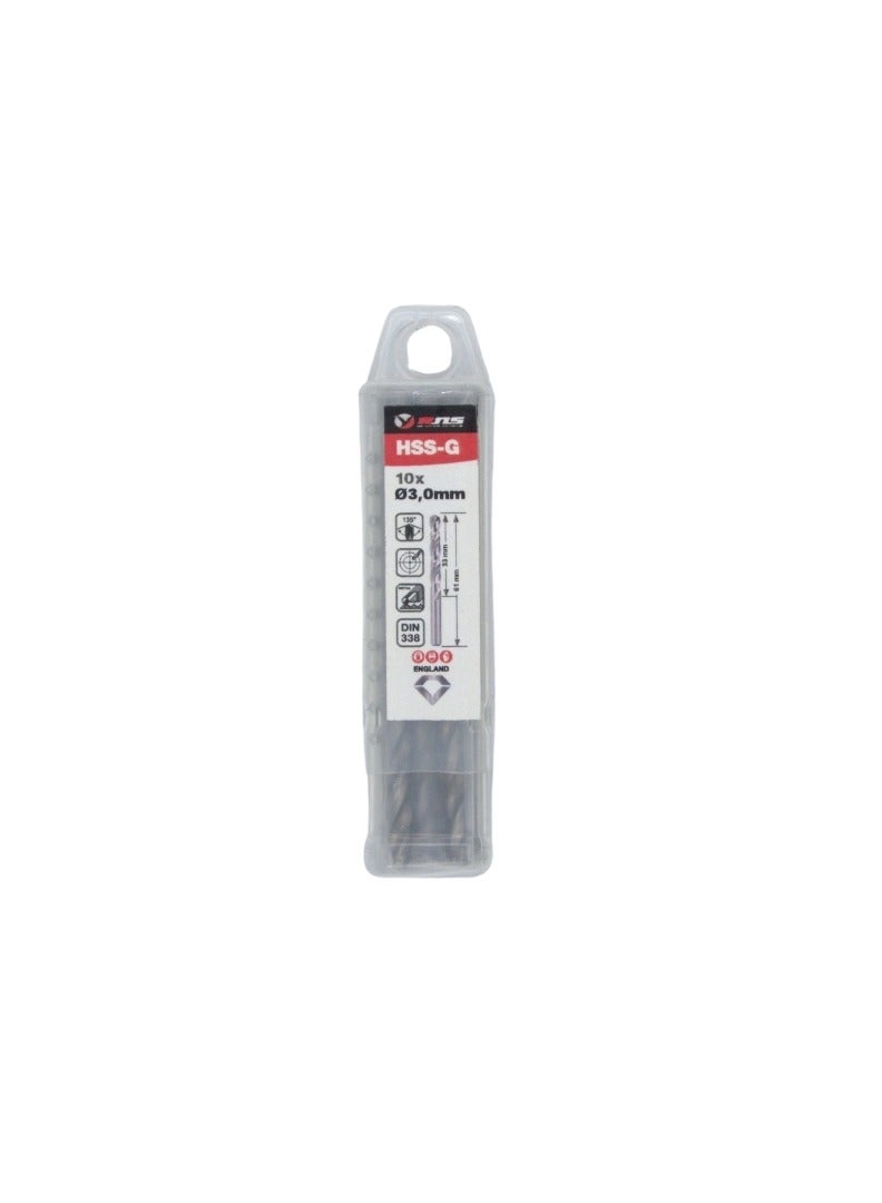 RNS HSS-G TWIST DRILL BIT - Stainless Steel 10 3 mm