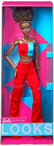Barbie Looks - Natural Black Hair Color Block Outfit Ages 6+