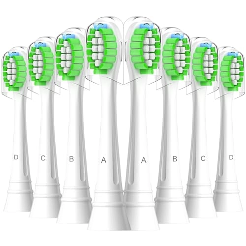 Senstive Replacement Brushes - 8 piece(s) White