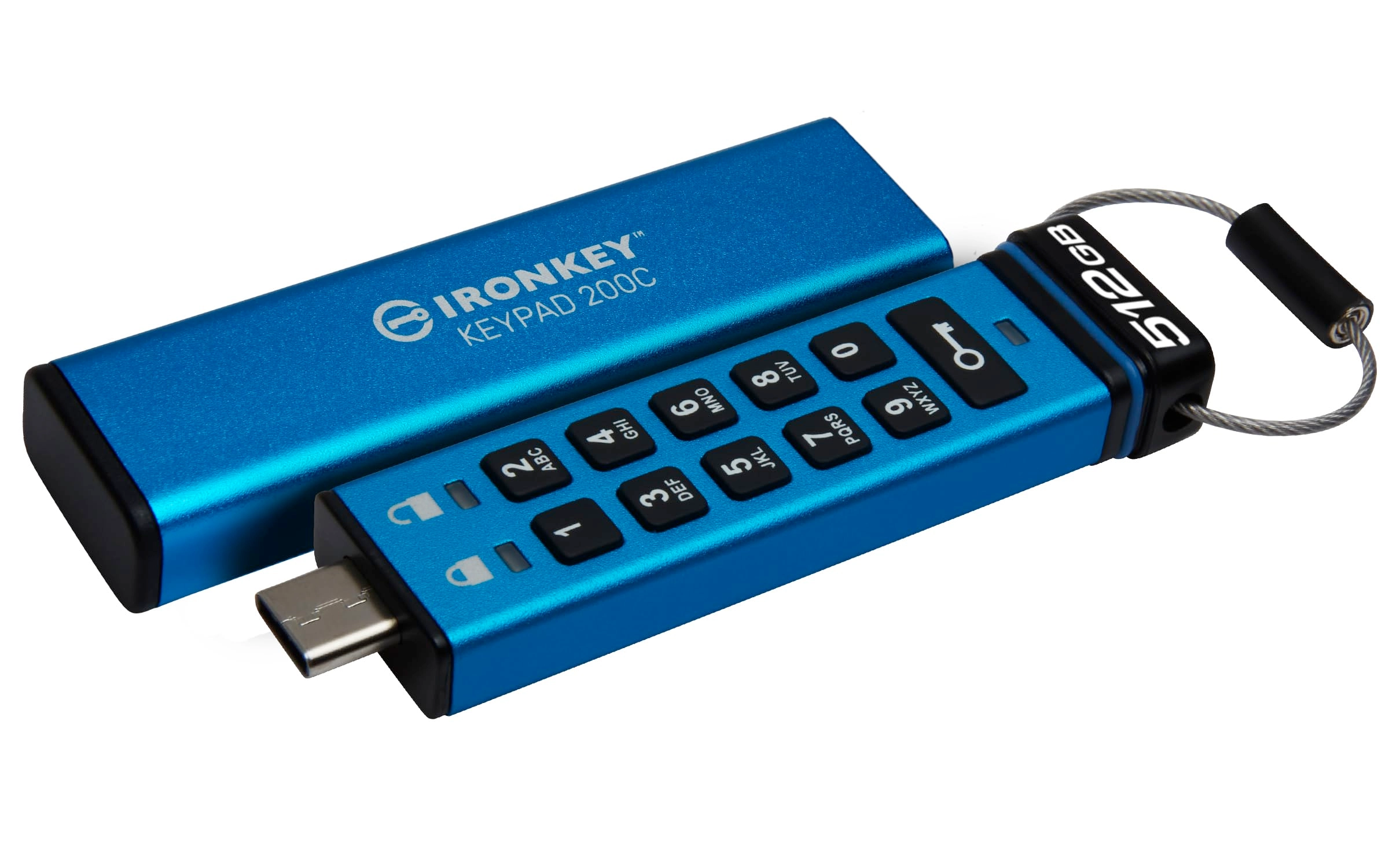 Kingston Technology IronKey Keypad 200C - USB 3.2 Gen 1 USB Type C 512GB